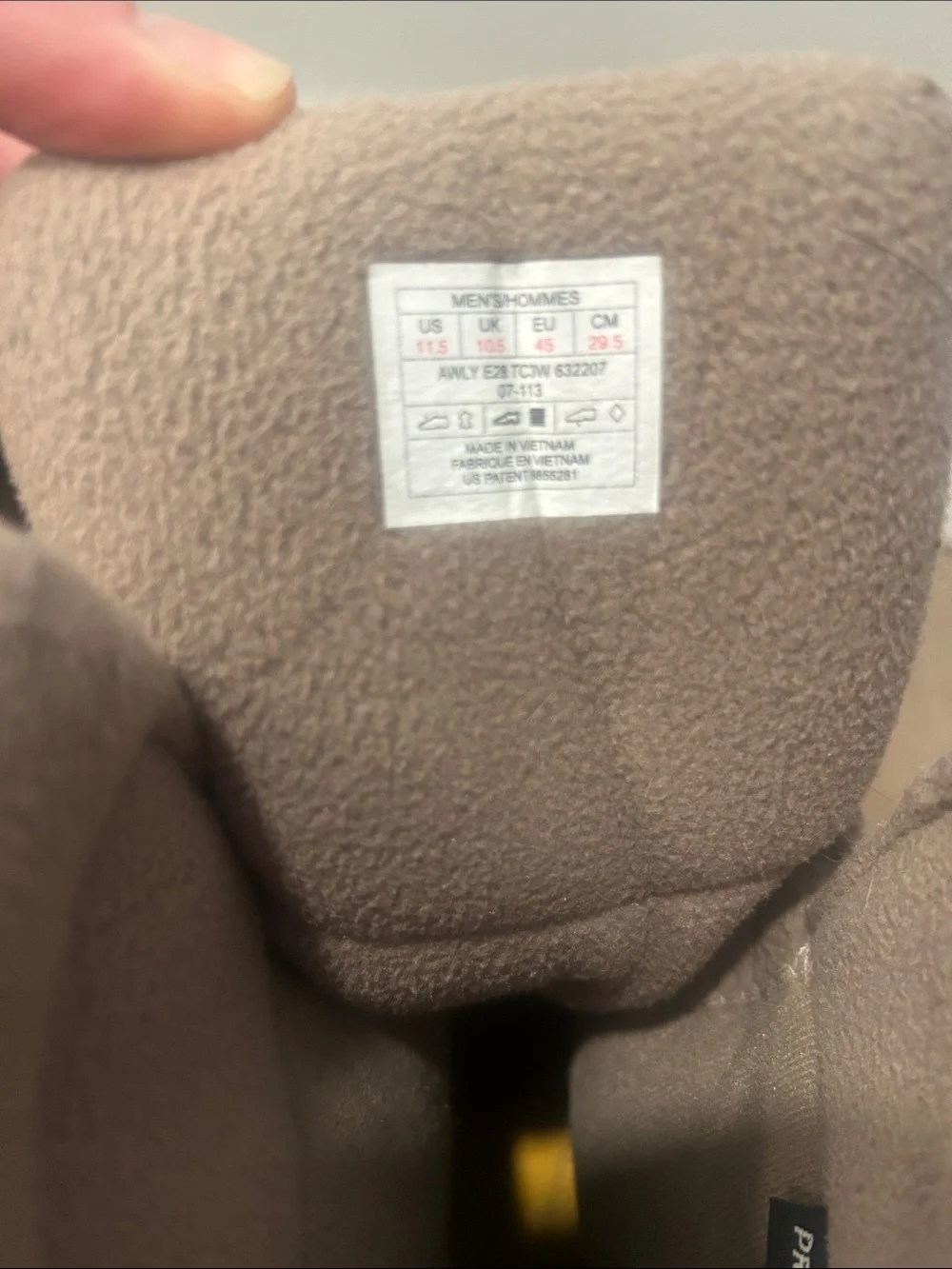 The North Face Tan and Black Insulated Lace-Up Winter Boots (11.5)